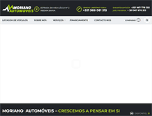 Tablet Screenshot of morianoautomoveis.com